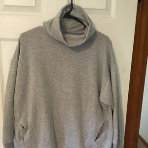 Aerie oversized grey sweatshirt